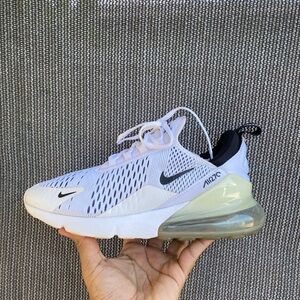 Nike Air Max 270 White and Black Men's Shoes